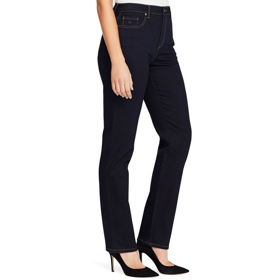 Gloria Vanderbilt Women's Amanda High Rise Straight Leg 5 Pocket Jean
