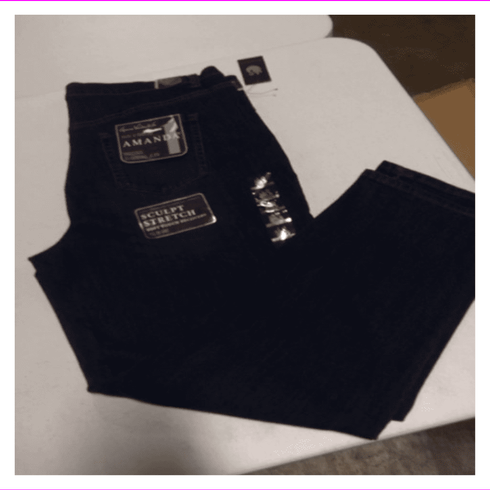 Gloria Vanderbilt Women's Amanda Jeans 18W Avg/Scottsdale Wash