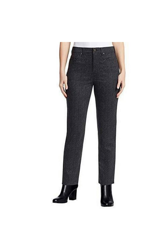 Women's Amanda Ponte Knit Pant Color: Faded Chevron, Size: 12