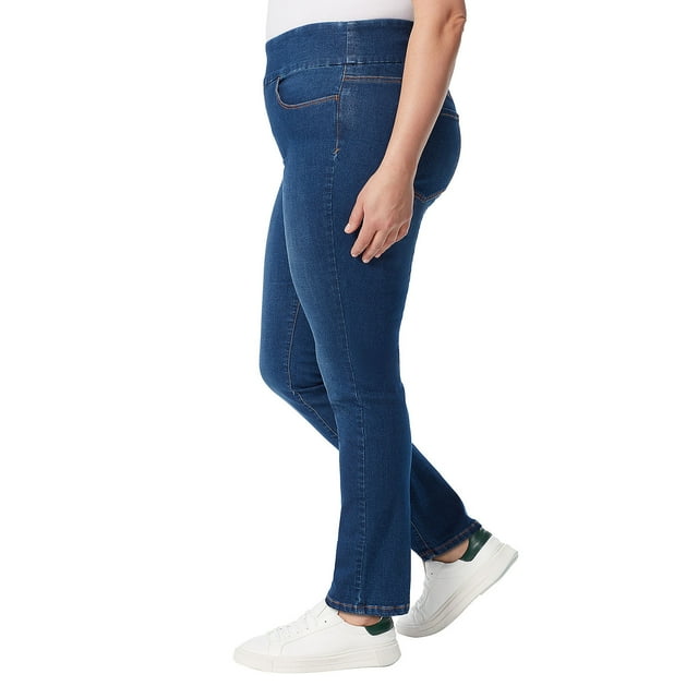 Gloria Vanderbilt Women's Amanda PullOn Jeans 22 Plus Tall Vermont