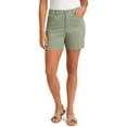 thumbnail image 1 of Gloria Vanderbilt Women's Amanda Regular High Rise Shorts (Sage Meadows, 12), 1 of 1
