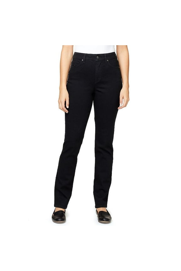 Women's Amanda Slim Jeans 6 Short Black Rinse
