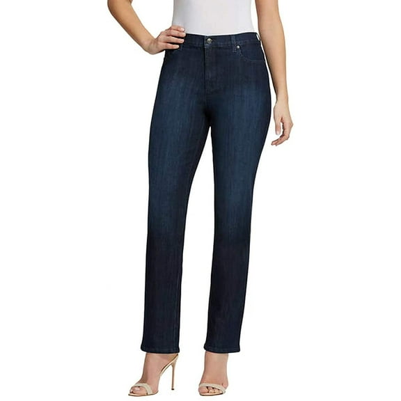 Gloria Vanderbilt Women's Classic Amanda High Rise Tapered Jean Size: 12 Short, Color: Portland Wash