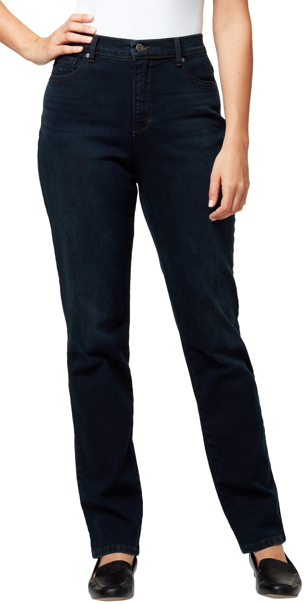 Gloria Vanderbilt Amanda Classic High Rise Tapered Jean Standard Jeans,  Marrón Avellana, 48 Para Mujer, image size:1009x2000