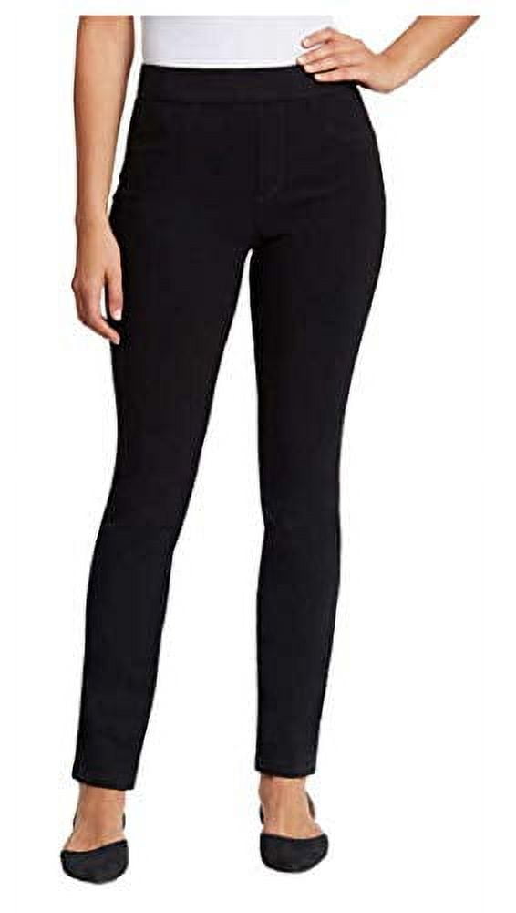 Gloria Vanderbilt Women's Comfort Curvy Skinny Jean, Black Rinse, 8