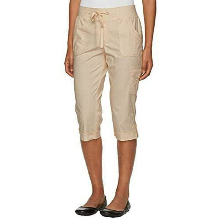 Gloria Vanderbilt Women s Dahlia Drawstring Capri Walmart