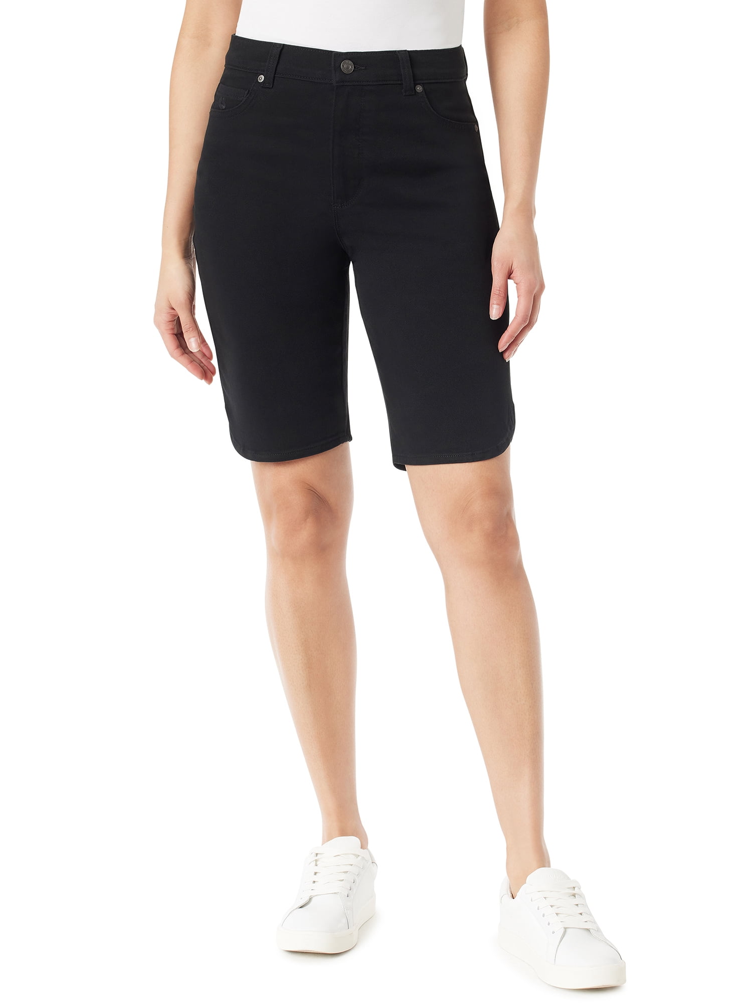 Gloria Vanderbilt Women's High Rise Amanda Bermuda, 11" Inseam