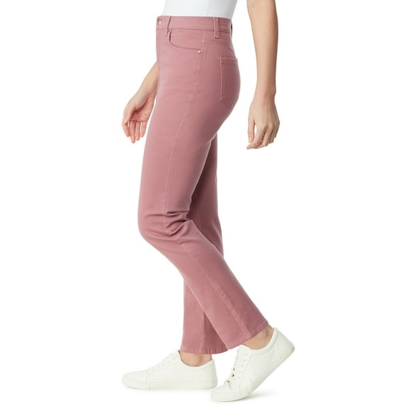Gloria Vanderbilt Women's High Rise Amanda Straight Leg Jeans, 31” Inseam, Sizes 2-18
