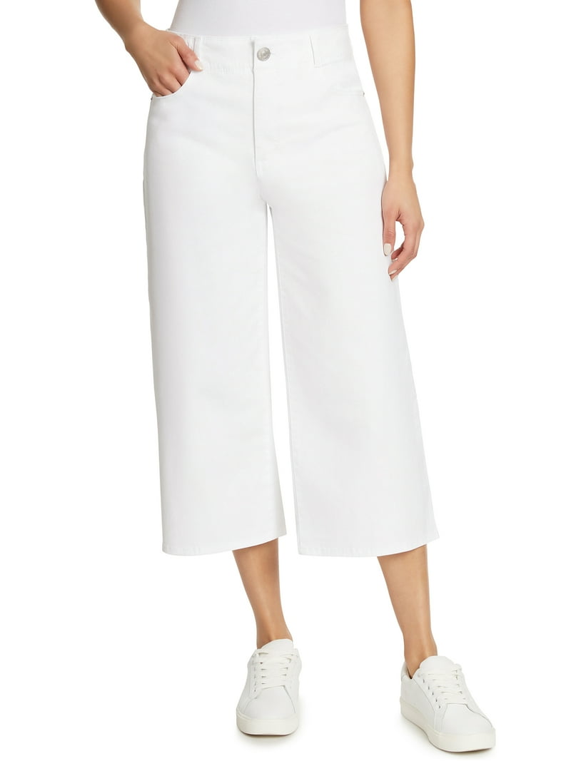 cropped jeans white jeans culottes