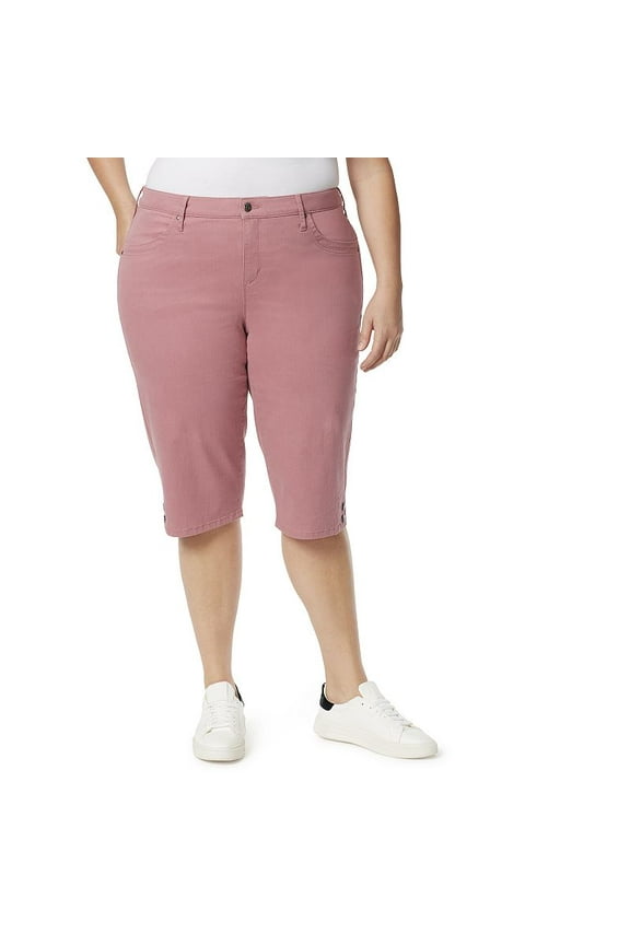 Women's Kaia Denim Skimmer Shorts 22W Camelia