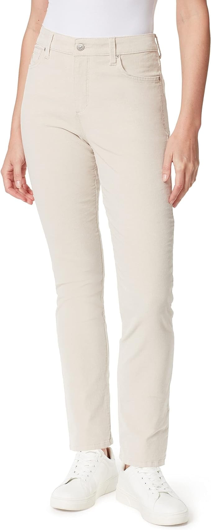 Gloria Vanderbilt Women s Petite Amanda Corduroy Slim High Rise Pant
