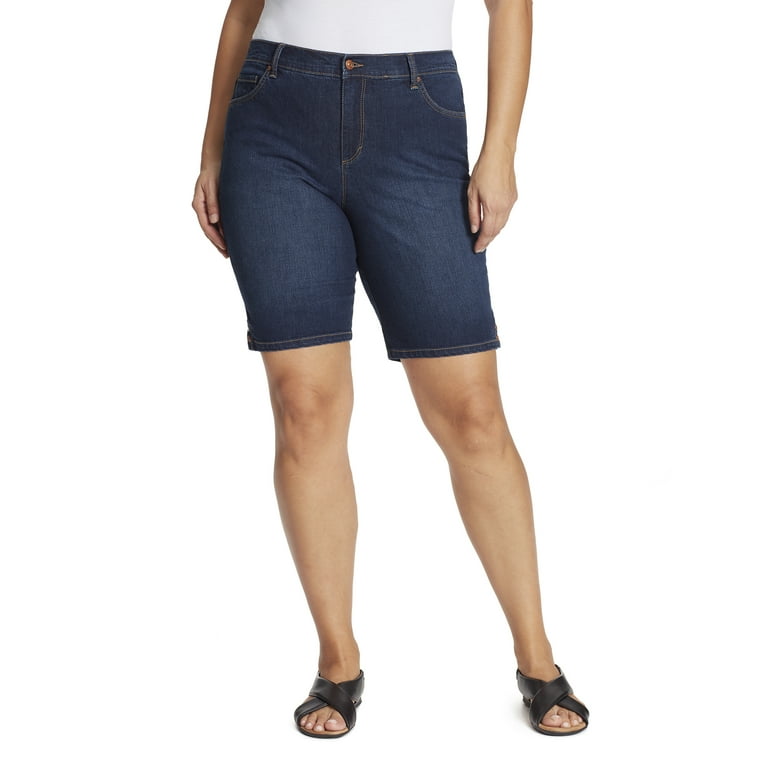 Gloria vanderbilt amanda bermuda shorts plus size on sale