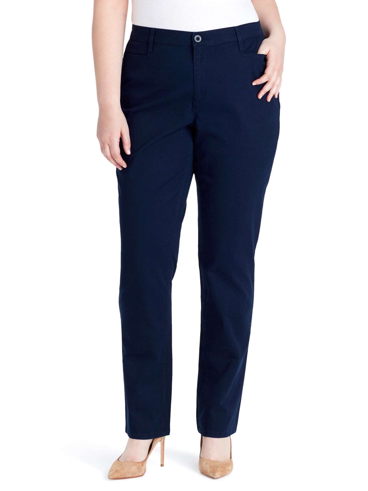 Gloria Vanderbilt Women's Plus Size Classic Amanda Trouser - Walmart.com