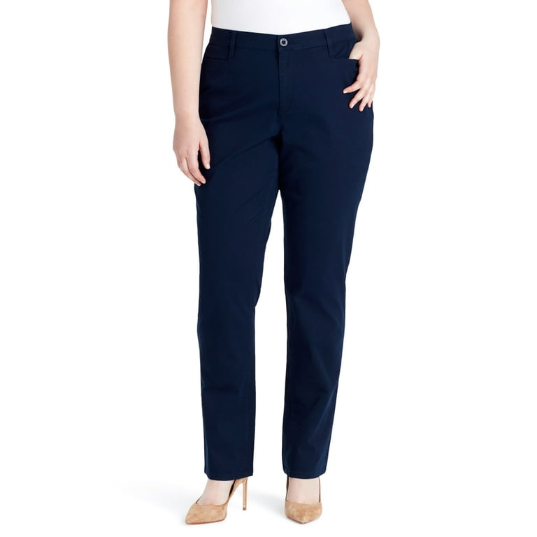 Gloria Vanderbilt Women s Plus Size Classic Amanda Trouser Walmart
