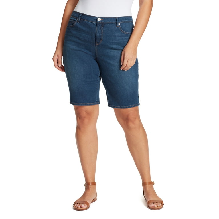 Gloria vanderbilt 2025 midrise bermuda shorts