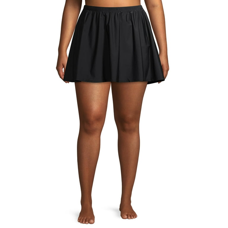 Gloria Vanderbilt Women s Plus Size Swimsuit Skirt Walmart