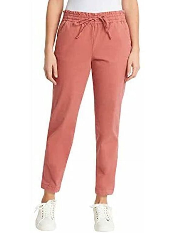Women's Ready to Go Pull On Chino Pants (Begonia Bloom, 12)