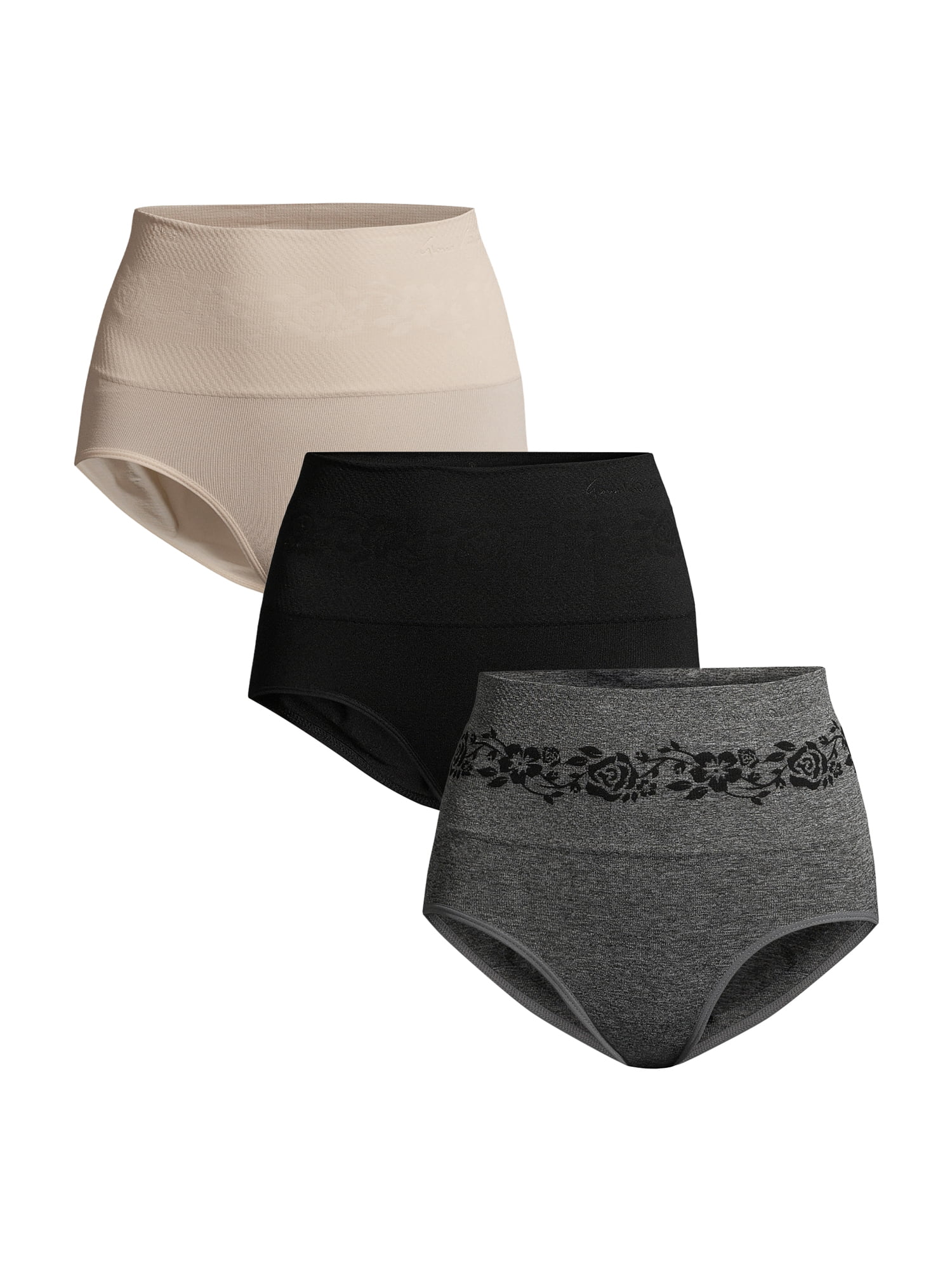 ایگرد  قیمت و خرید Gloria Vanderbilt Womens No Show Underwear Microfiber  Invisible Edge Panties Pack of 3