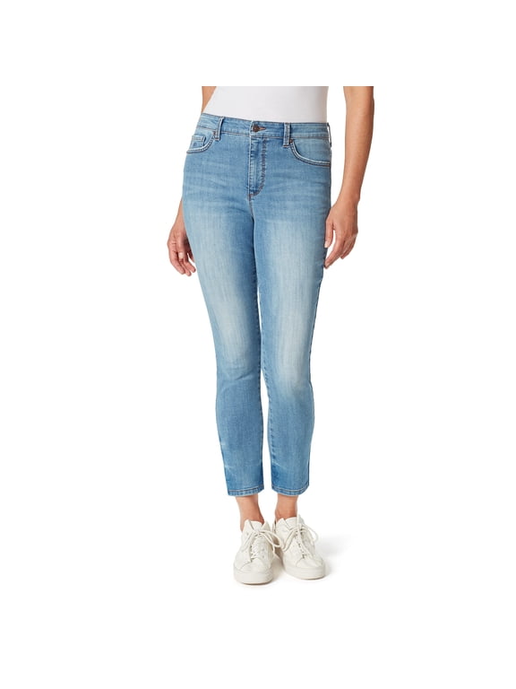 Women's Size Amanda High Rise Skinny Ankle Jean, Jacksonville Whiskers, 24 Plus
