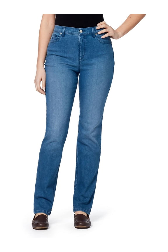 Women's and Plus High Rise Amanda Straight Jean, 30" Regular, 29" Short Inseam