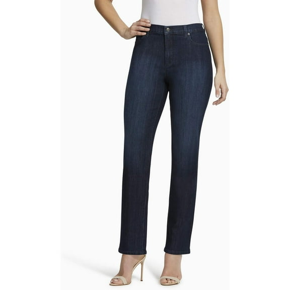 Gloria Vanderbilt Women's and Plus High Rise Amanda Straight Jean, 30" Regular, 29" Short Inseam