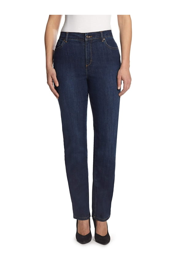 Women's and Plus High Rise Amanda Straight Jean, 30" Regular, 29" Short Inseam