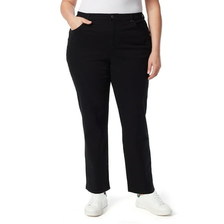 Gloria Vanderbilt Women's and Plus High Rise Amanda Straight Jean, 30" Regular, 29" Short Inseam