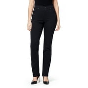 Gloria Vanderbilt Womens and Plus High Rise Amanda Straight Jean, 30 Regular, 29 Short Inseam