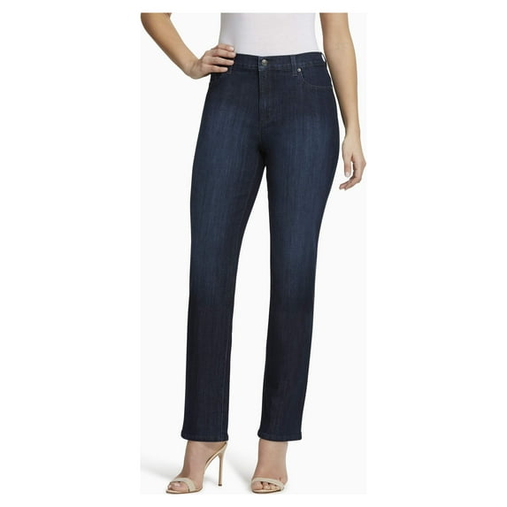 Gloria Vanderbilt Women's and Plus High Rise Amanda Straight Jean, 30" Regular, 29" Short Inseam