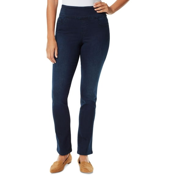 Gloria Vanderbilt Womens Amanda Denim Classic Rise Slim Jeans