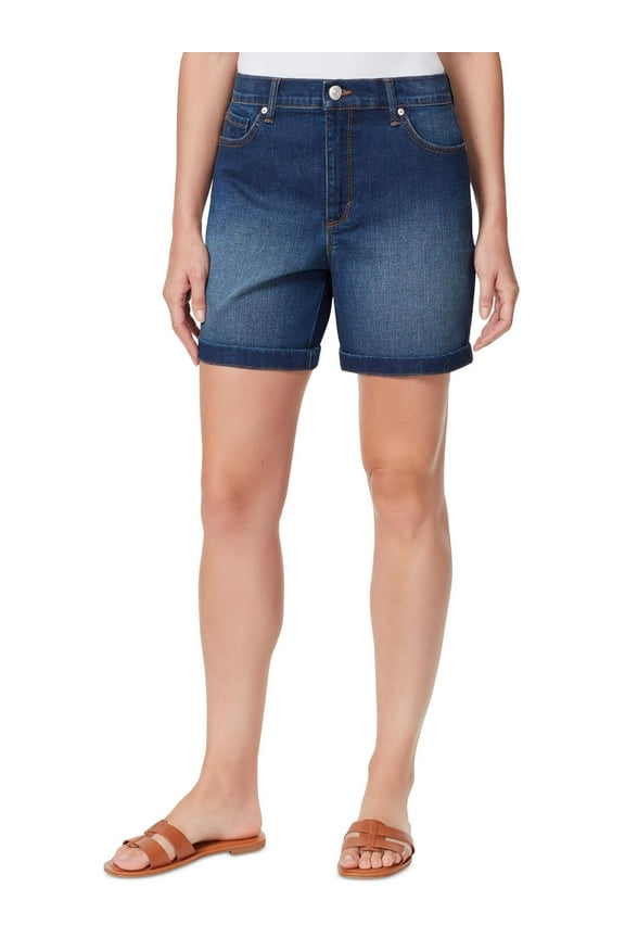Womens Amanda High Rise Mini Denim Shorts