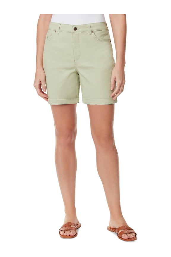 Womens Amanda High Rise Mini Denim Shorts