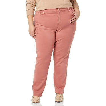 Gloria Vanderbilt Womens Classic Amanda High Rise Tapered Jean 16 Begonia Bloom