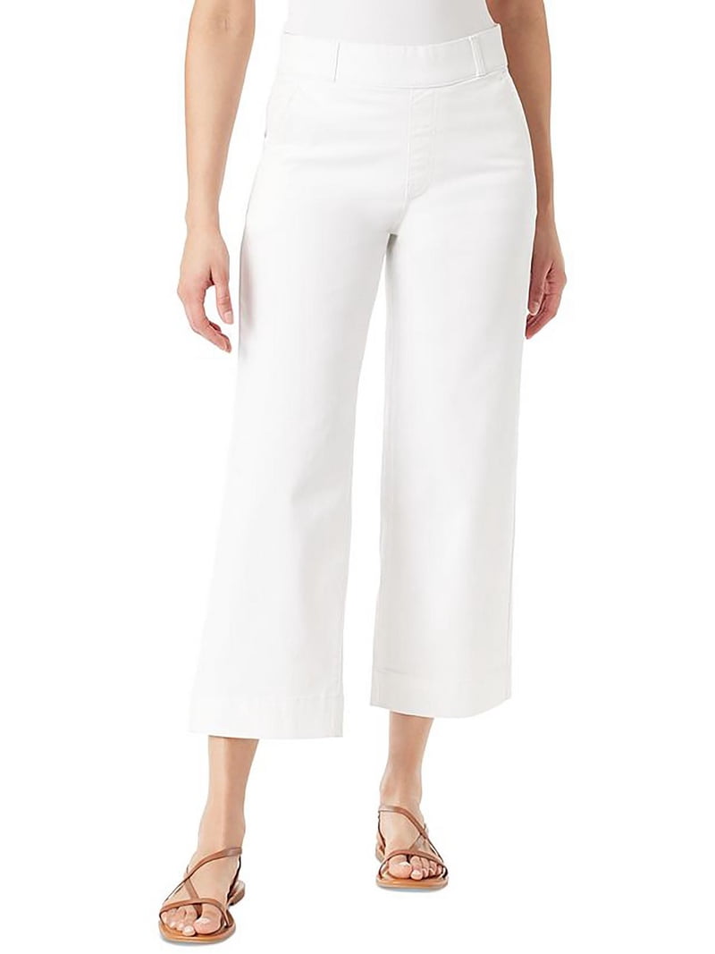 Gloria Vanderbilt Womens Crop High Rise Wide Leg Pants - Walmart.com