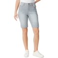 thumbnail image 1 of Gloria Vanderbilt Womens Knee Length High Rise Bermuda Shorts, 1 of 1