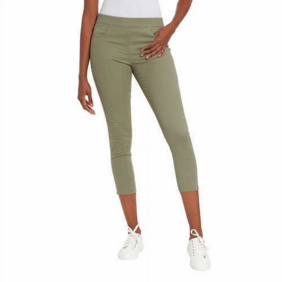 Gloria Vanderbilt Women’s Amanda Classic 5-Pocket Stretch Denim Jeans, Natural Waist, Tapered Leg (Black, 12 Average)