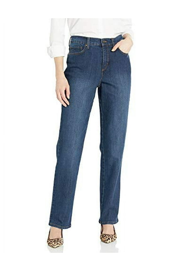 womens Amanda Classic High Rise Tapered Jean, Scottsdale Wash, 8 Petite Short