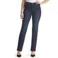 thumbnail image 1 of Gloria Vanderbilt womens Amanda Classic Tapered Jean, Portland Wash, 22 Plus Short, 1 of 4