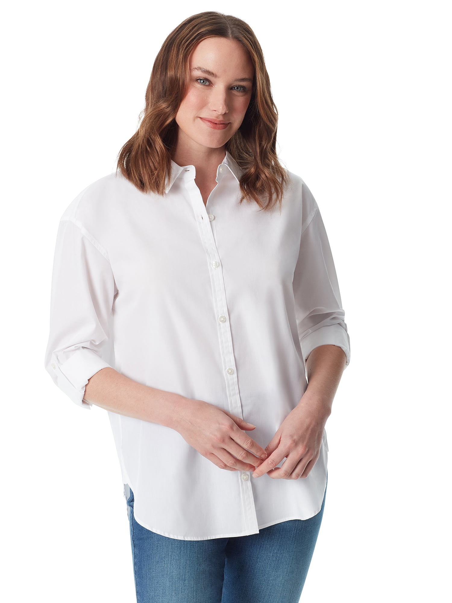 Gloria Vanderbilt Swan Amanda Oversized Shirt - Sizes S-XXXL - Walmart.com
