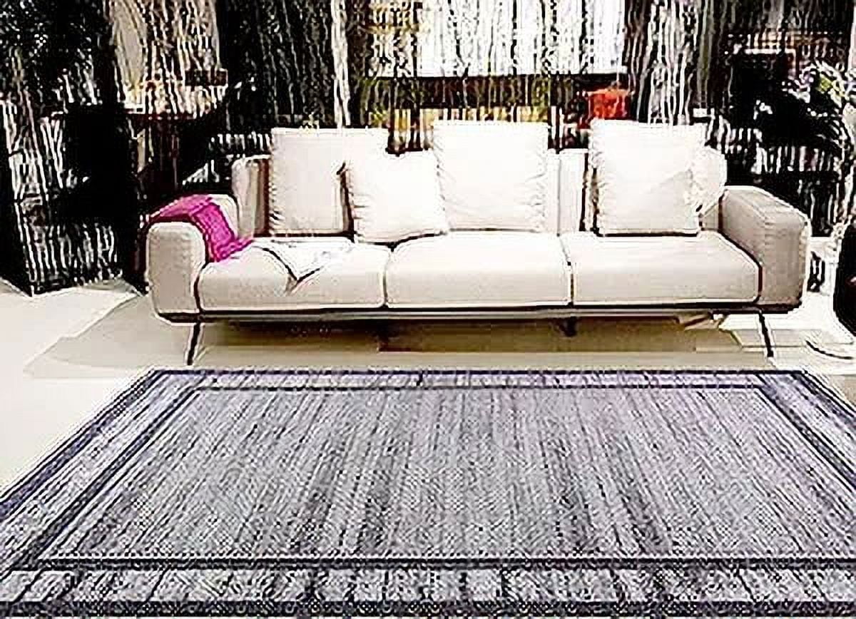 Gloria - Washable Area Rug Low Profile Bordered Washable Runners Anti ...