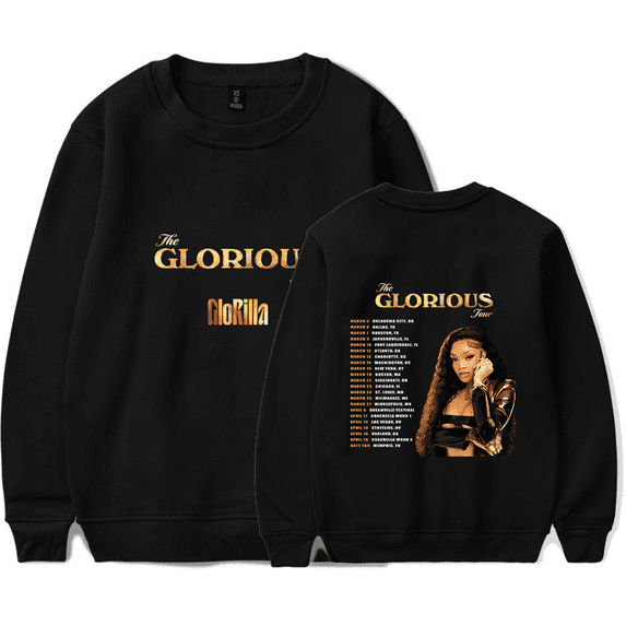 Glorilla Tour Crewneck Sweatshirt Merch Casual Sweatshirt Unisex Clothing