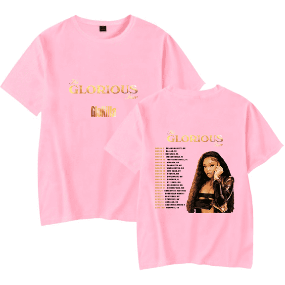 Glorilla Tour T-Shirt Men/Women Streetwear T-Shirt Shirt Short Sleeve