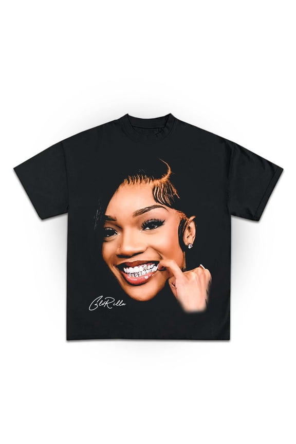 Glorilla Vintage Style 90's Bootleg T-shirt - Retro Gorilla Graphic Tee,Black color,size XL