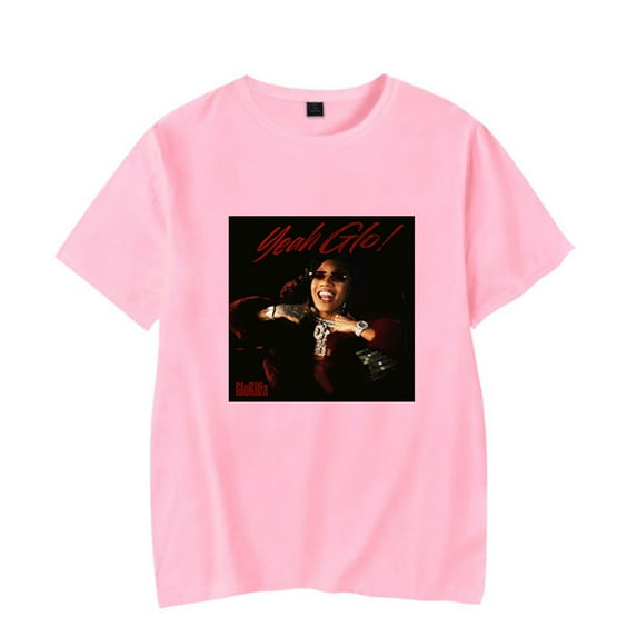 Glorilla Yeah Glo Tshirt Harajuku Short Sleeve Casual Tops Tees Fashion Crewneck