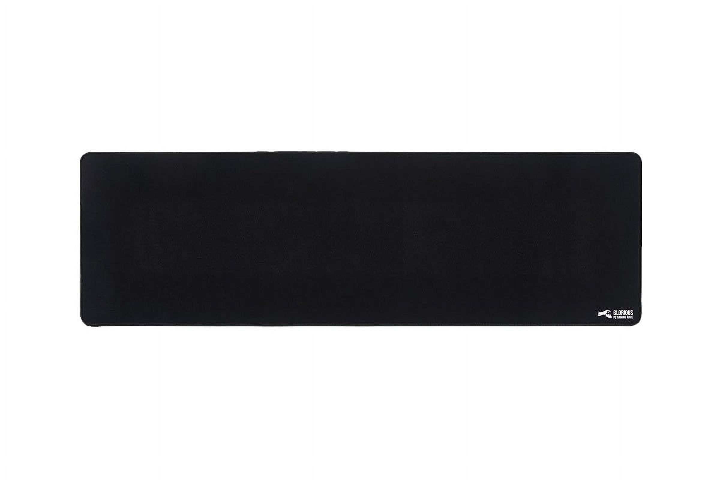  Glorious Large Extended White Gaming Mouse Pad/Mat - Long  Cloth Mousepad, Stitched Edges