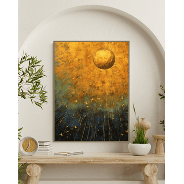 Glorious Glow - Sun Canvas Wall Art