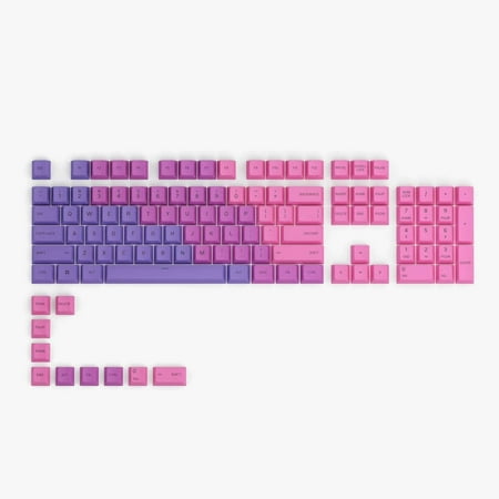 Glorious - GPBT Gradient Universal Keycap Set Compatible with Most 100% 85% 80% TKL 60% Compact 75% Mechanical Keyboards - Nebula