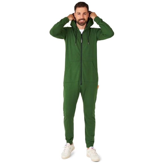 OppoSuits Men's Onesies Glorious Green - L Green