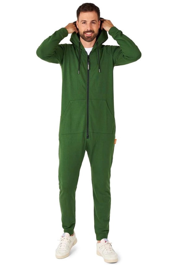 Men's Onesies Glorious Green - L Green