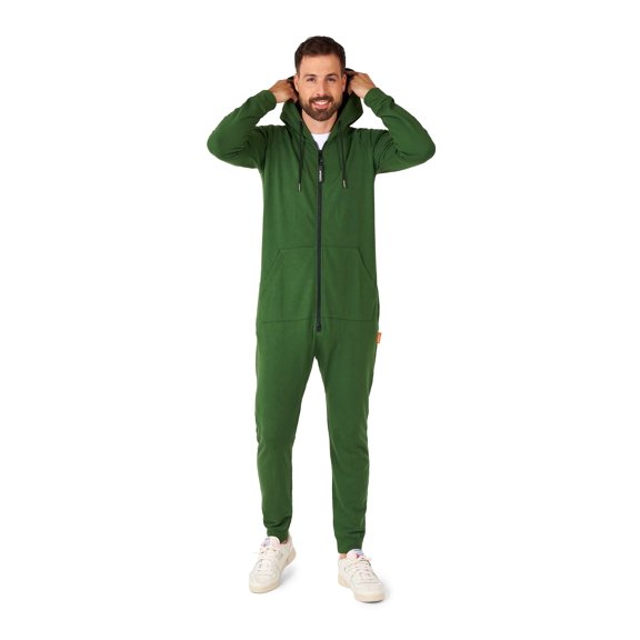 OppoSuits Men's Onesies Glorious Green - L Green